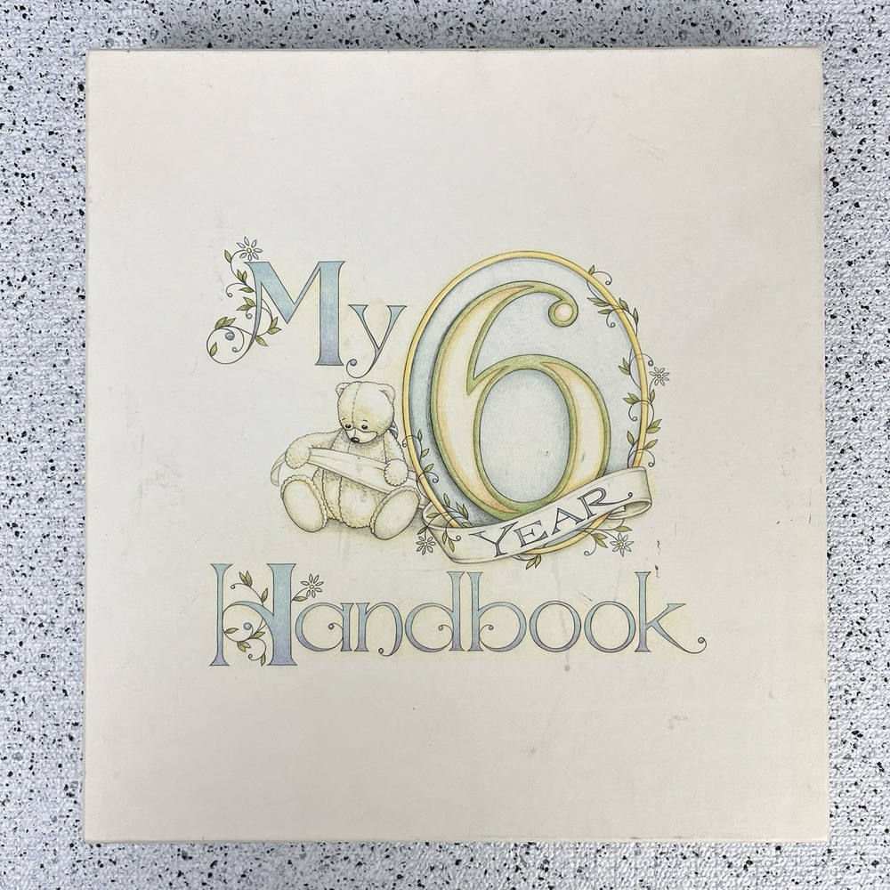 Child to Cherish My 6 Year Handbook Keepsake Book Vintage 2003 Perine Lowe